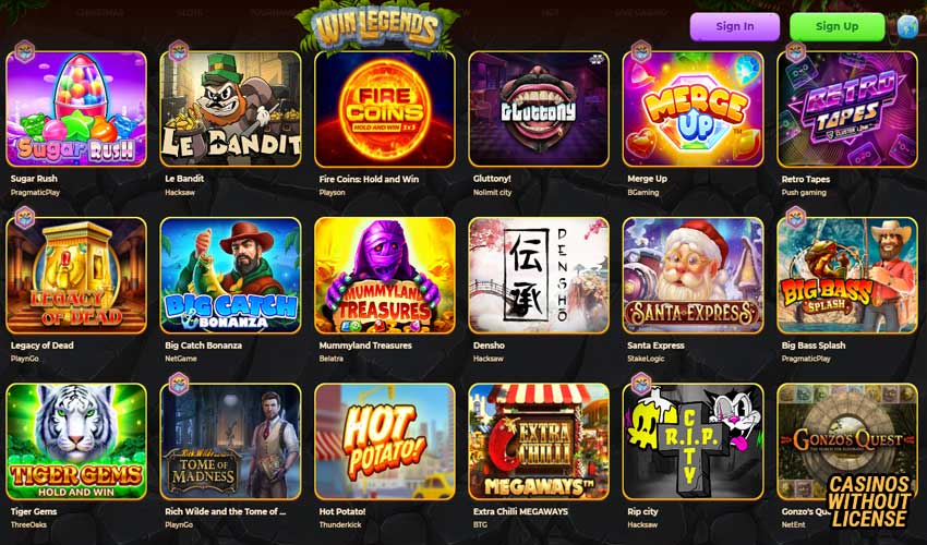 slots at WinLegends