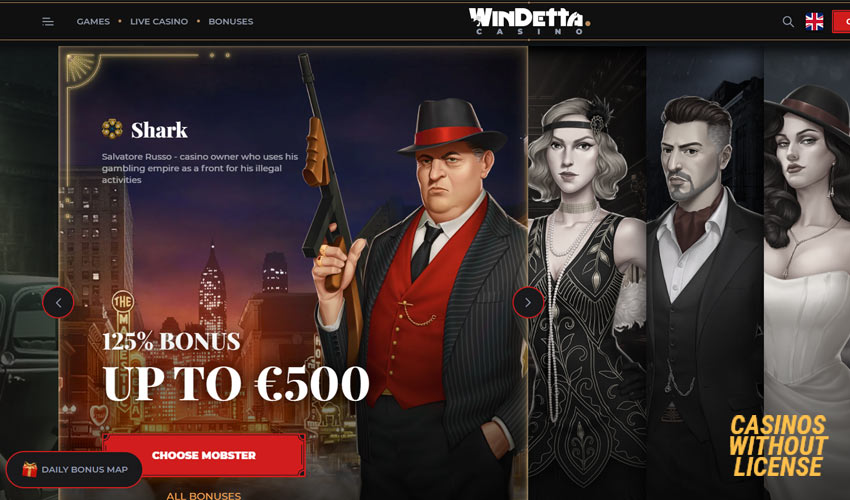 bonus shark at windetta casino